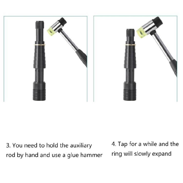Rings Enlarger Stick Metal Expander Adjuster Jewelry Making Tool Rings Stretcher
