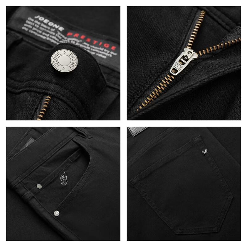 JOEONE Herren Jeans Slim Fit Hohe Elastizität Atmungsaktiv Tencel-Mischung