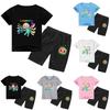 Kids Cocomelon Short Sleeve Tshirt Shorts Boys Girls 2pcs Tops Pants Set Casual