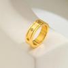 Waterproof Zircon Star Rings for Women No-tarnish, Stainless Steel Wedding Brand Hypoallergenic Jewelry