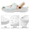 Trendy Printed EVA Clogs Women Men Ventilated Soft Garden Shoes Slip On Beach Pool Bathroom Home Casual Slippers Home Use