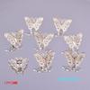 Silver Alloy Hollow Butterfly Beads for DIY Jewelry & Bracelet Making