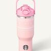 STARBUCKS SS Winter Knit Pink Cal Tumbler 946ml
