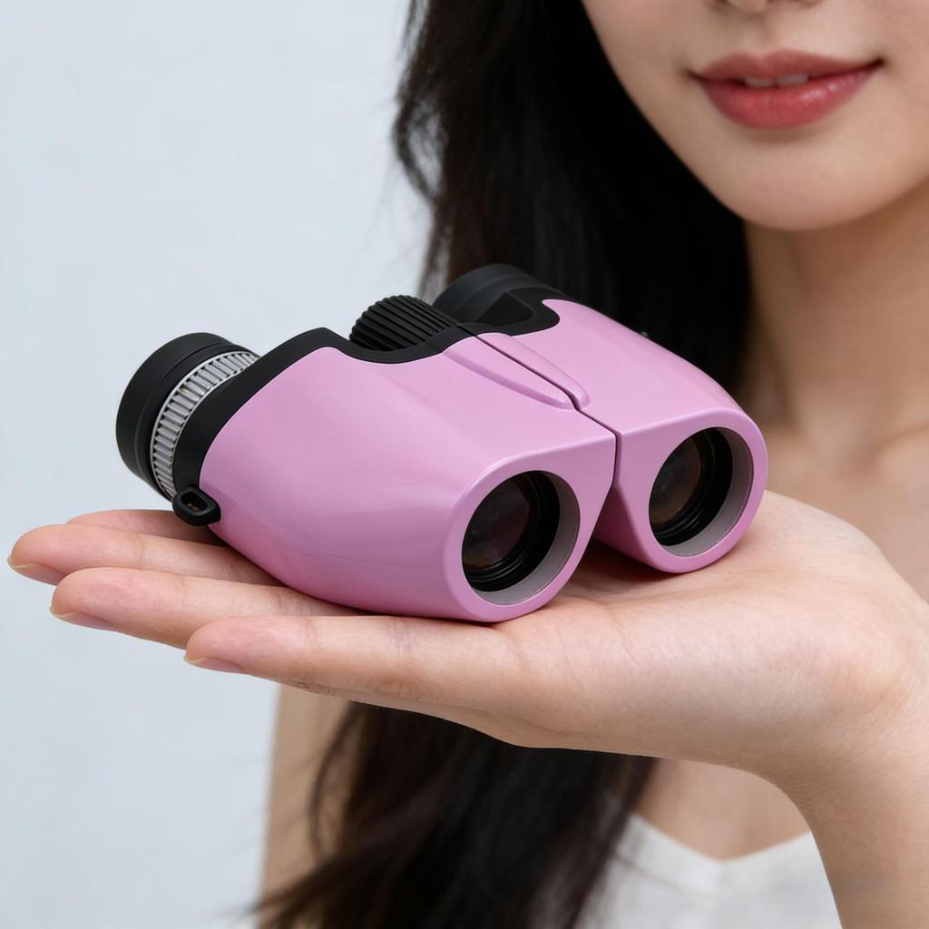 8x22 Multicolor Compact HD High Magnification Binoculars for Travel, Concerts, and Mountaineering