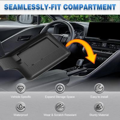 Wireless Charging Silicone Pad Black Central Control Non-Slip Charger Protector Mat for Toyota CHR C-HR 2024-2025 EU Version