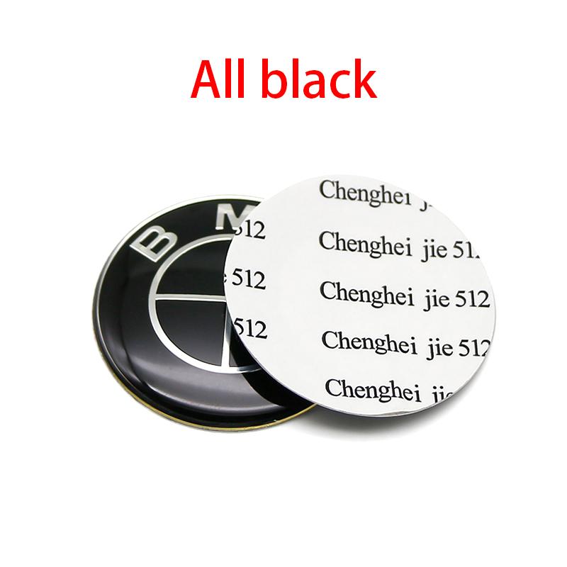 45mm Aluminum Car Steering Wheel Logo Sticker For BMW X1 X3 X5 G01F120G30F31E36E39E87E60E46E91 Steering Wheel Badge Sticker Steering Wheel
