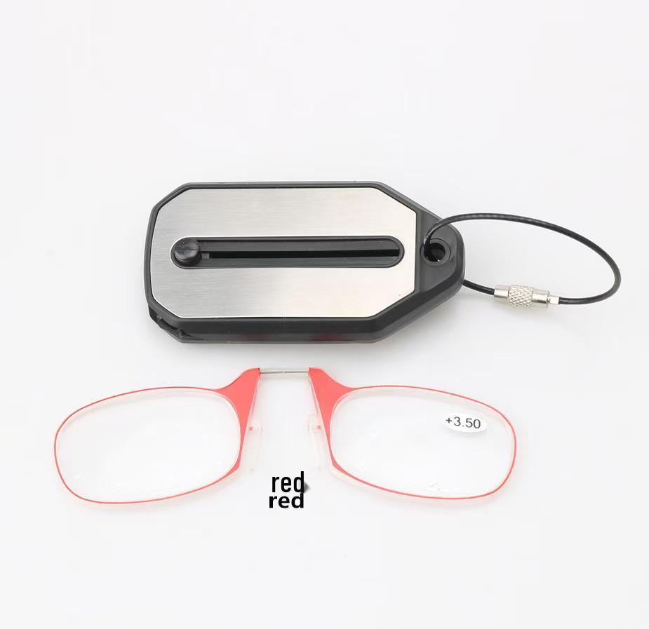 

Compact Square Frame Anti-Blue Light Reading Glasses - European & American Style +150