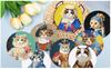 Astartia Diamond Art Coaster DIY Diamond Beads 5D Diamond Painting Cat Diamond Painting for and Art Craft 8 Coasters with Cute and Stylish Kit, Kit,