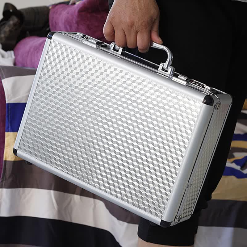 Huishida Portable Aluminum Alloy Tool & Storage Case with Lock