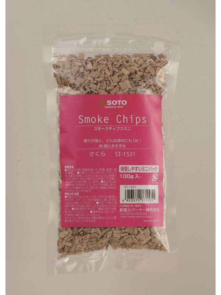 SOTO Smoked Chips Mini Sakura 100g ST-1531