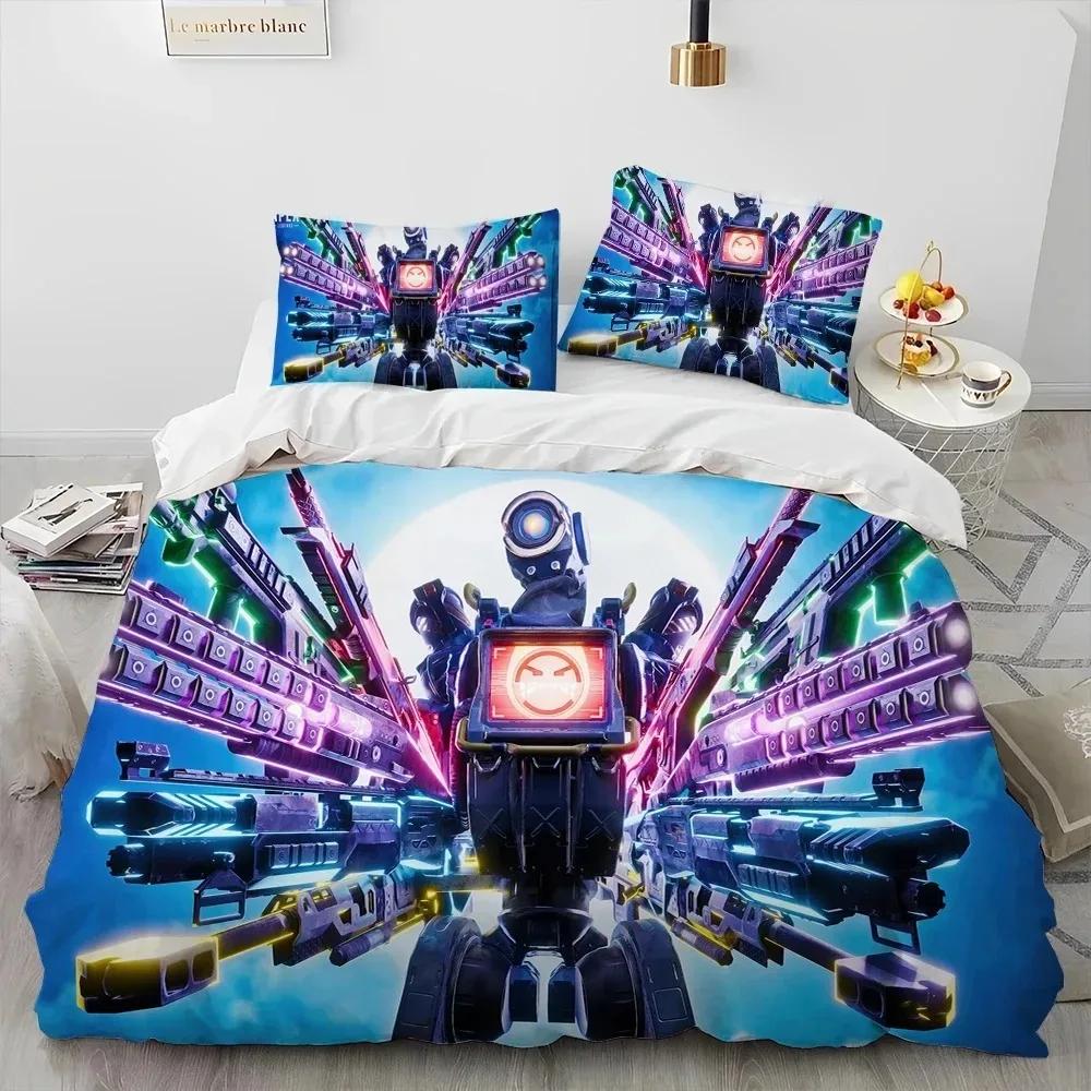 A-Apex Legends Game Gamer Cartoon Dekbed Beddengoed Set Dekbedovertrek Bed Set Dekbedovertrek Kussensloopking Queen Size Beddengoed Set