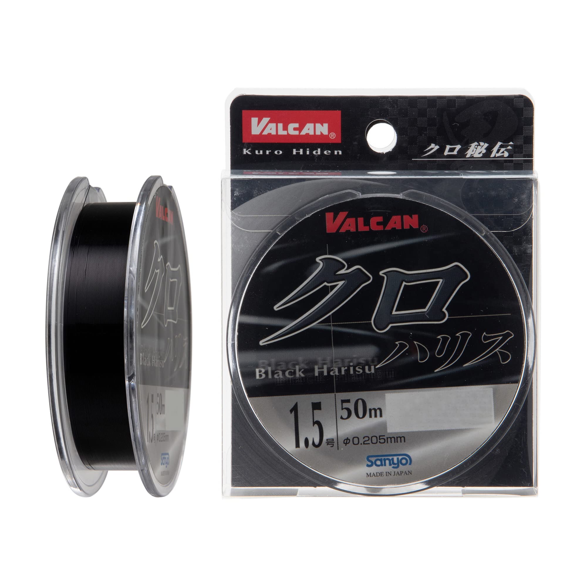 

Sanyo Nylon Harris Vulcan Kuro Hiden Kuro Harris Nylon 50m Black No. 5.0