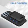 For Magsafe Magnetic Wallet Card Slot Holder Solid Color Leather Phone Case For Xiaomi 15 Pro 13 11 12 14 11T 12T 13T 14T Pro