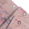 Romantic Pink Heart Shower Curtain For Bathroom Decor Waterproof And Durable Easy To Clean And Maintain To Install Wrinkle-Free