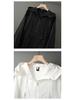 Men's High Street Splicing Hooded Jacket - Loose Fit for Outdoor Leisure and Sports
