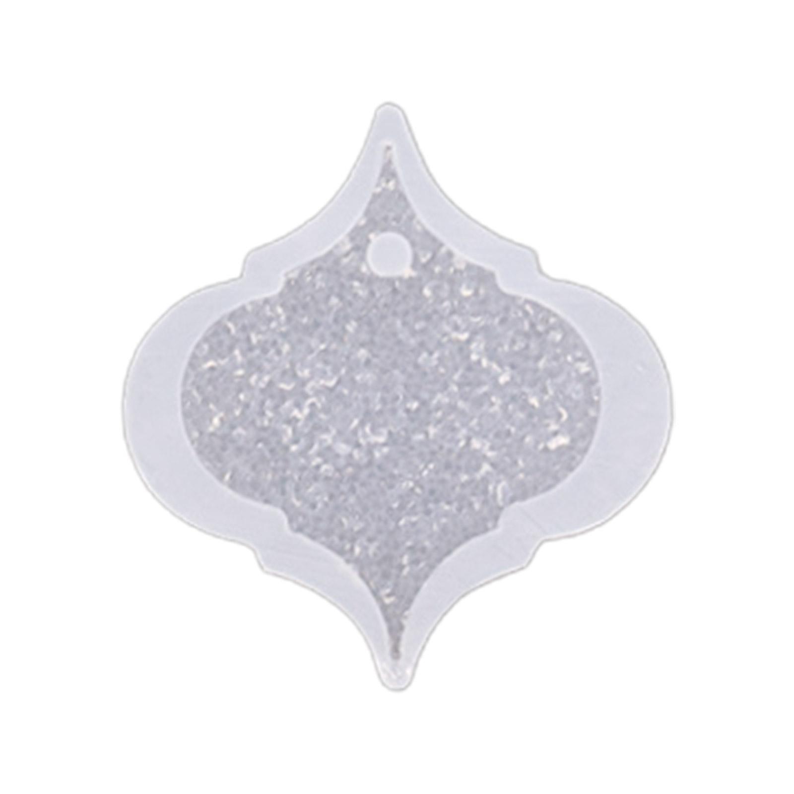 

Silicone Wax Molds Resin Jewelry Molds Aromatherapy Wax Epoxy Soap Silicone Mold Irregular Pendant Mold with Hole DIY