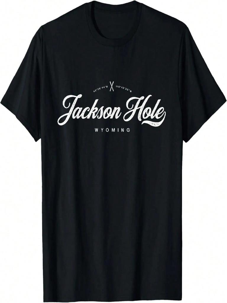 Jackson Hole Wyoming WY Graphic Skis Vintage Retro T-Shirt