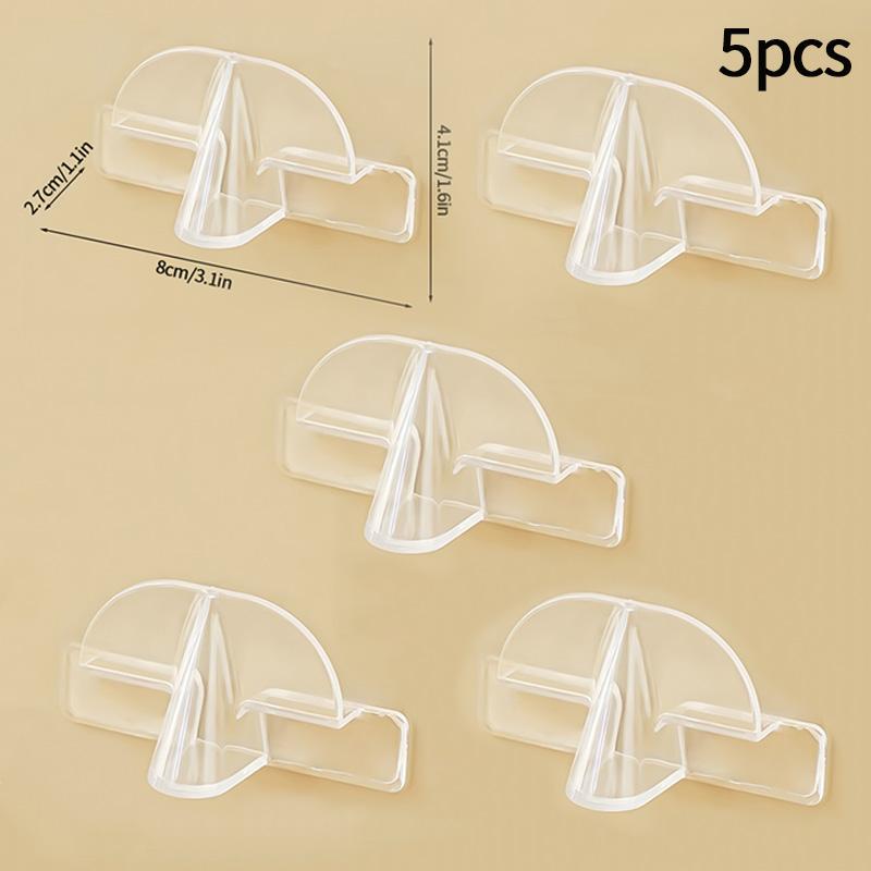 1-10pcs Glasses Holder Transparent Acrylic Sunglass Storage Rack Wall Mounted Glasses Holder Home Display Organizer