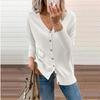 2026 Autumn Winter Women's V-Neck Cardigan, Button Detail Open Front Knit Sweater with Soft Yarn, Versatile Layering Piece for Office & Casual Wear