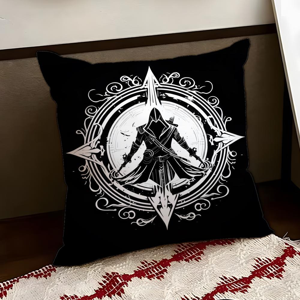 Federa per Cuscino Assassin's Creed SShadows Reversibile Morbida Resistente per Casa Auto Uso Multi-Scena per Comfort Quotidiano