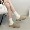 Retro Embroidered Birkenstock Shoes Bag Head Half Slippers Women's Outer Wear 2025 Autumn New Thick-soled Inner Height-increasing Birkenstock Single