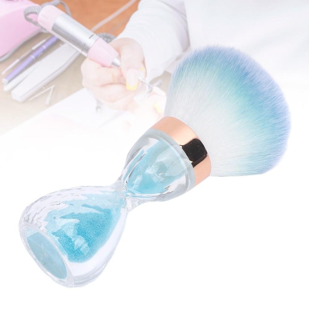 Soft and Fluffy Bristle Soft Nail Dust Brush Hourglass Manicure Cleaning Brush Home Use