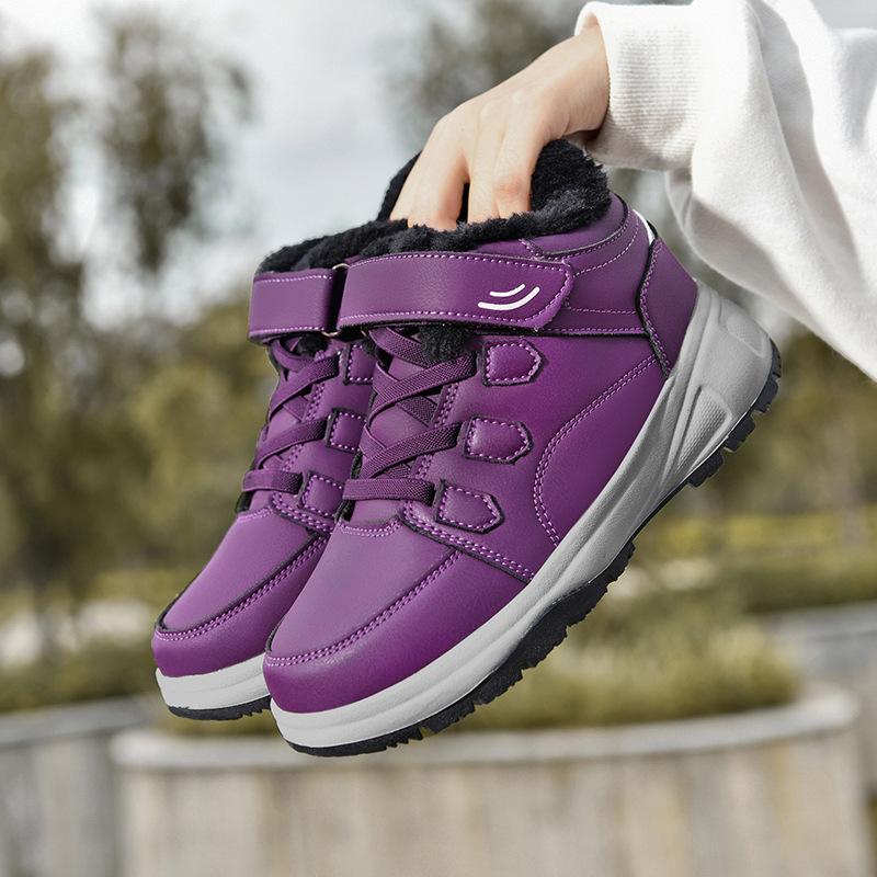 Cotton shoes, velvet and cotton, new winter warm elderly shoes, sports running and walking shoes, the same mother shoes for men and women