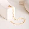 3.5mm Minimalist Stainless Steel Square Cable Chain Bracelets for Women,Female Gold Color Charm Bracelets Jewelry Brithday Gift