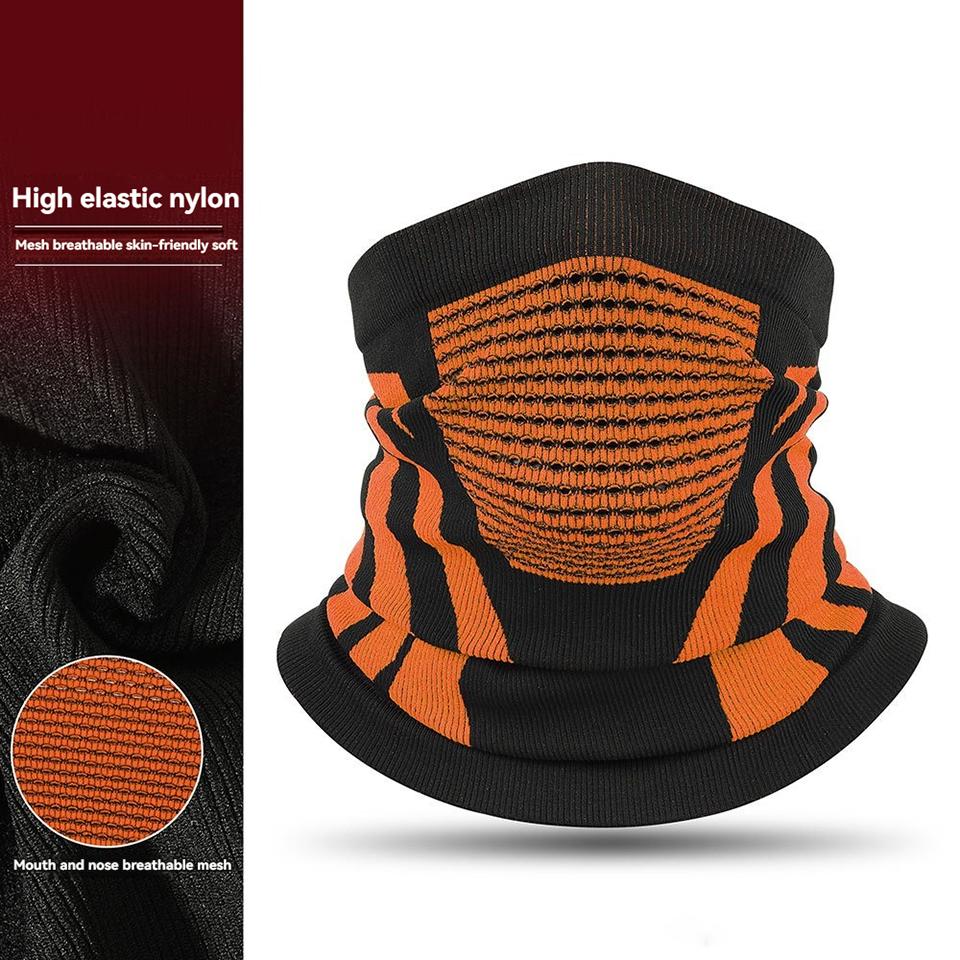 1Pcs Windproof Cycling Mask Thickened Headscarf Keep Warm Ear-Protecting Elastic Sports Scarf for Outdoor