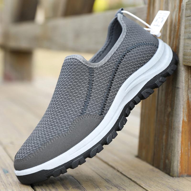 Spring and Autumn New Walking Shoes Men's Shoes Comfortable Breathable Cloth Casual Shoes Outdoor Sports Shoes