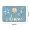Ocean Welcome Doormat Mat Anti-Slip  Kitchen Bath Toilet Rug Carpet 40*60cm