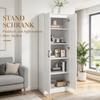 Storage Furniture Cabinet with 2 Doors, 5 Adjustable Shelves, Modern Contemporary Style (only with Cabinet)