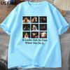 Es sieht genauso cool aus, wenn du es tust T-Shirt Unisex Damen Baumwolle Kurzarm Lustiges Meme T-Shirt Unisex Lässig Rundhals T-Shirts