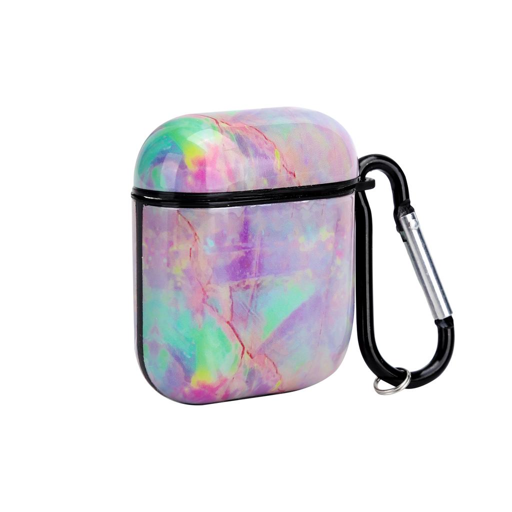 ABS Earphone Cover Case Sleeve Protector with Hanging Buckle for IOS Earbuds 1 2