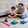 Early Educational Electric Shark Fishing Toy Set Magnetic Fishing Game Toys  Thinking Training