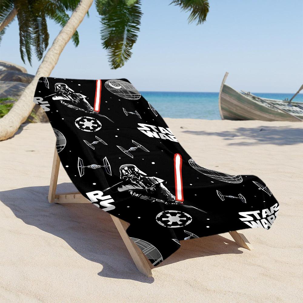 Star Wars Beach Towel Soft Durable Quick-Dry Comfortable Lightweight Portable for Swimming,Beach,Camping, Travel, Beach Accessories,Gym