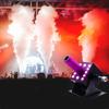 Professional  Colorful RGB 3in1 LED CO2 JET Fog Machine DMX Control ForDisco Party Bar Stage Effect Wedding Dry