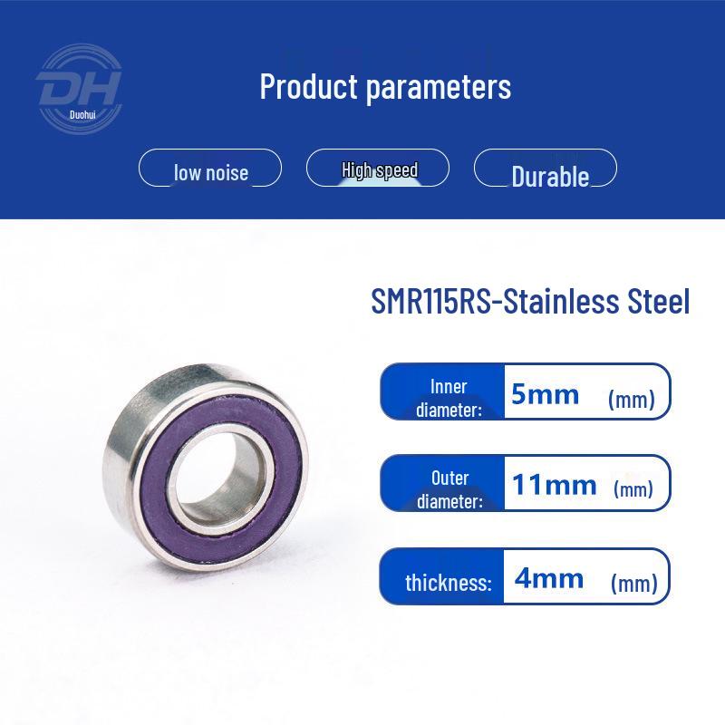 Rust-Proof Stainless Steel Miniature Pulley with Deep Groove Ball Bearing - Anti-Corrosion Gyroscope Ornament Accessory
