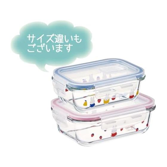 Skater Storage Container 650ml M Heat Resistant Glass Oven Microwave Dishwasher Safe with Lid Valve Miffy GBST7-A