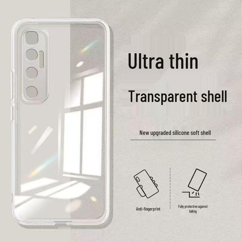 Solid Color Liquid Silicone Case for Xiaomi 10 Ultra - Full Coverage Drop Protection, Soft Shell, Straight Edge Design.