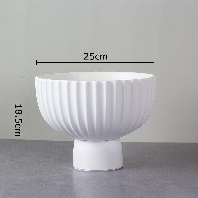 Minimalist Black and White Ceramic Vase Plant Pots Table Decoration Flowers Arrangement Flower Vase Room Aesthetic Decor