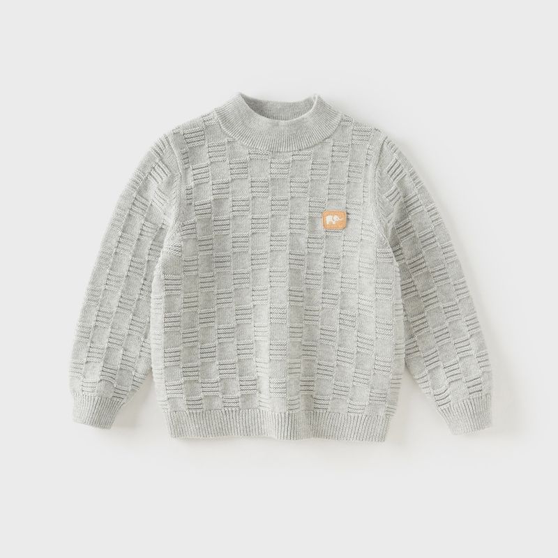 David Bella Boys' Knitwear Kidsren's Sweater 2026 Autumn and Winter New Style Baby Boy Pure Cotton Long-Sleeved Top Kidsren's Clothing