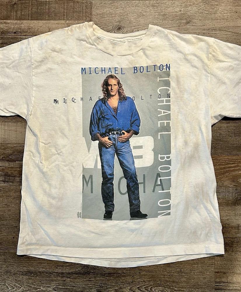 Михаил Болтон Мировой Тур 1994 унисекс S-5XL PA007 Унисекс Футболка S