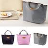 Lunch Box Camping Picnic  Lunch Bag Solid Color Portable Insulated Refrigerated Bag Cold Food Cooler Thermal Bag Handbag