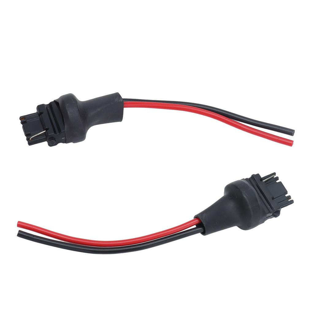 2Pcs Socket Wires Male Adapter Bulb Copper Wiring Harness for Headlight Fog Lamps 12V‑24V