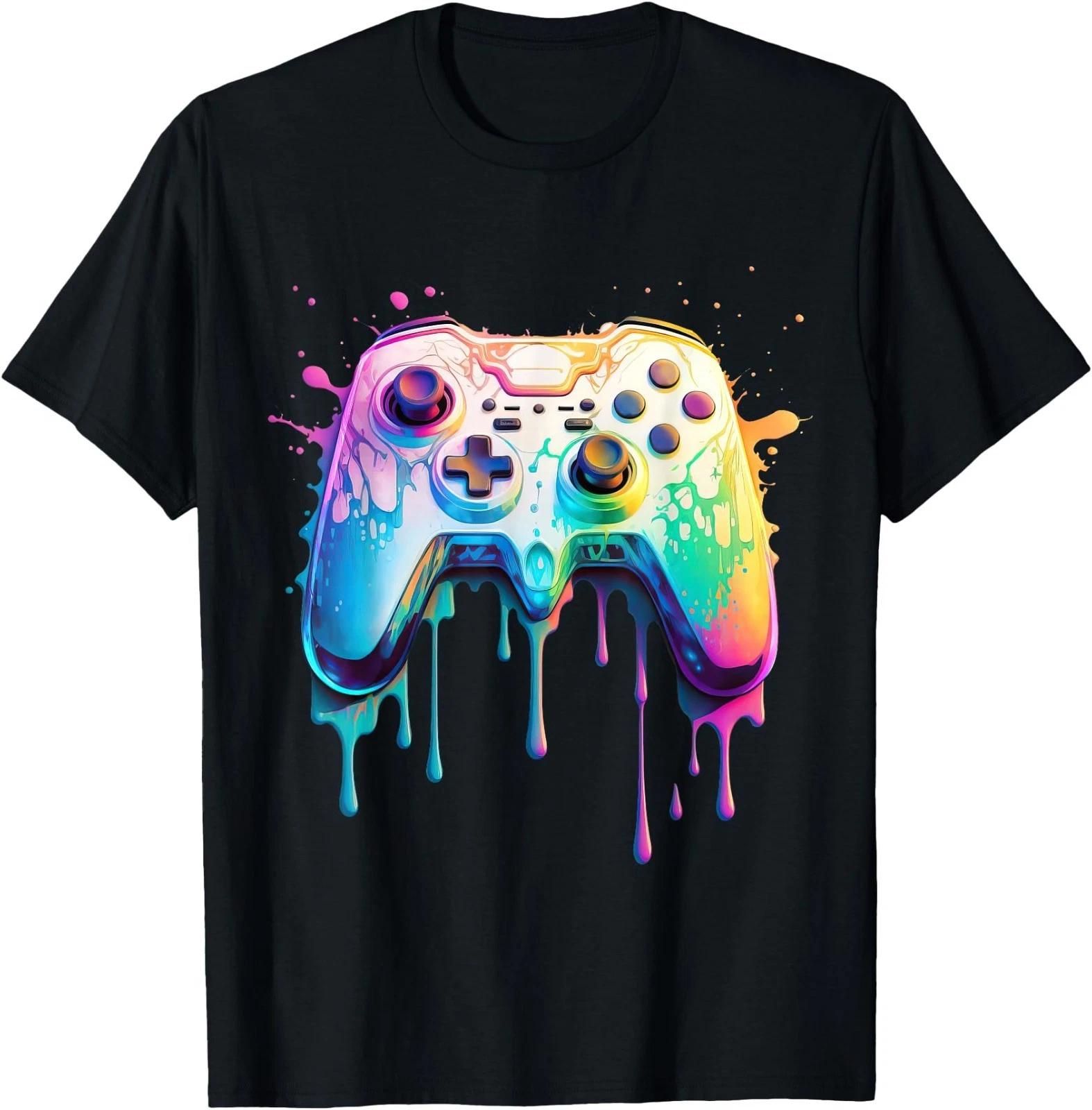 Gamer Graphic Video Game - Colorful Video Game Lover T-Shirt 3XL