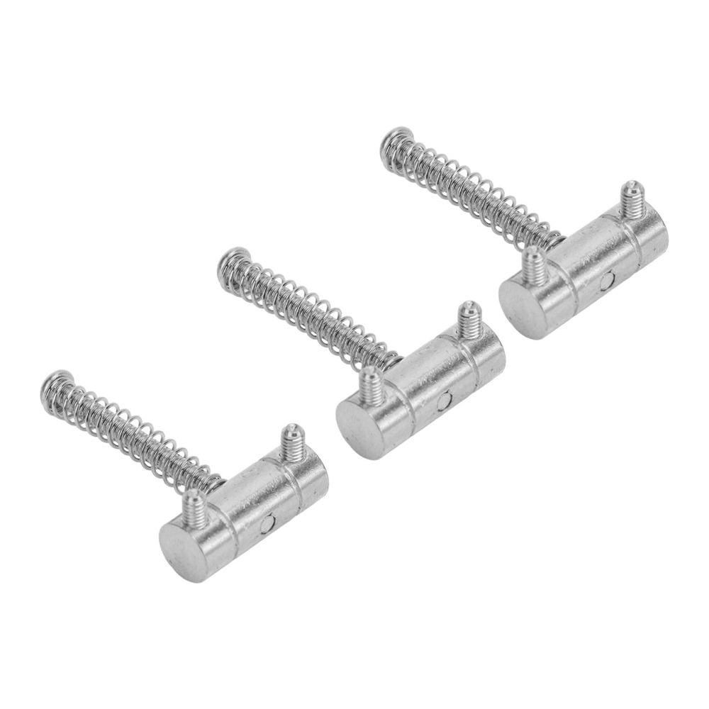 3PCS Ziny Alloy Guitar String Saddles Silver Bridge Saddle Set Metal Bridge Saddles  Electric Guitar