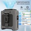 10000mAh Portable Outdoor Waist Fan Hanging Neck Strong Wind with Power Bank LED Lighting for Emergency Sports Outdoor Working