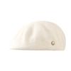 Autumn and Winter Literary and Artistic Versatility, Big Head Circumference Shows the Face, Small Clouds, Wool, Solid Color Peaked Cap, Octagonal Hat