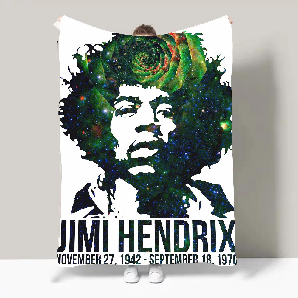 Guitarist J-Jimi H-Hendrix Blanket Design Lightweight Throw Blanket For Dorms, Naps, Living Room, Office,Sofa